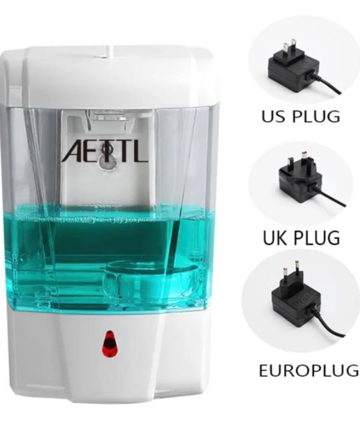 DISPENSADOR JABÓN LÍQUIDO AUTOMATICO 700 ML - 3
