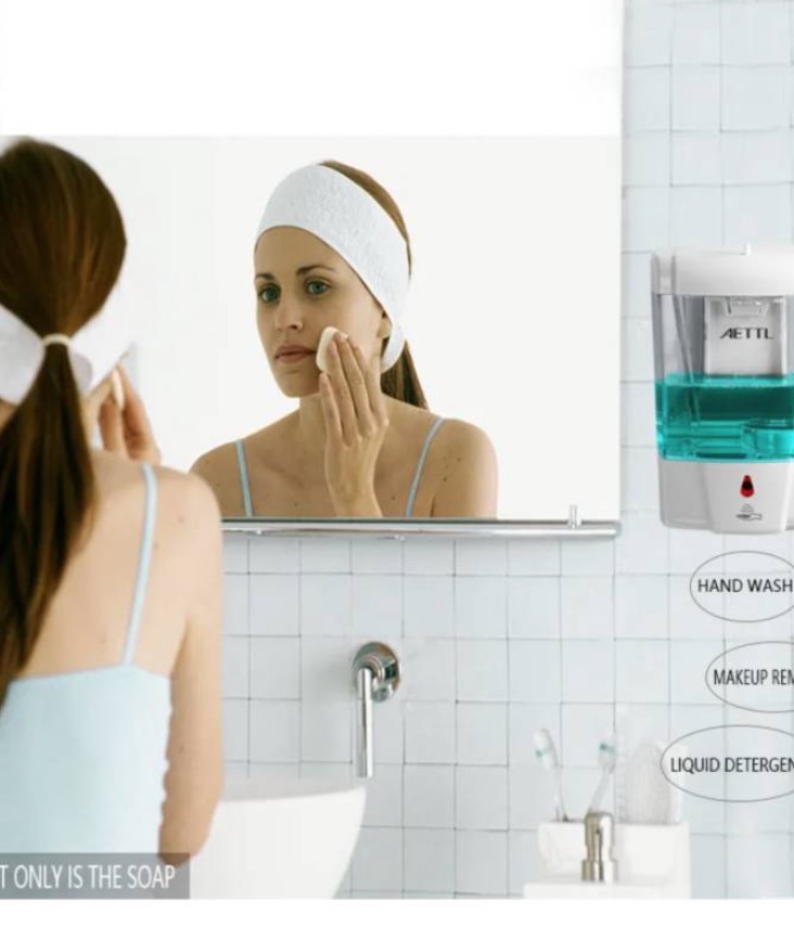 DISPENSADOR JABÓN LÍQUIDO AUTOMATICO 700 ML - 4