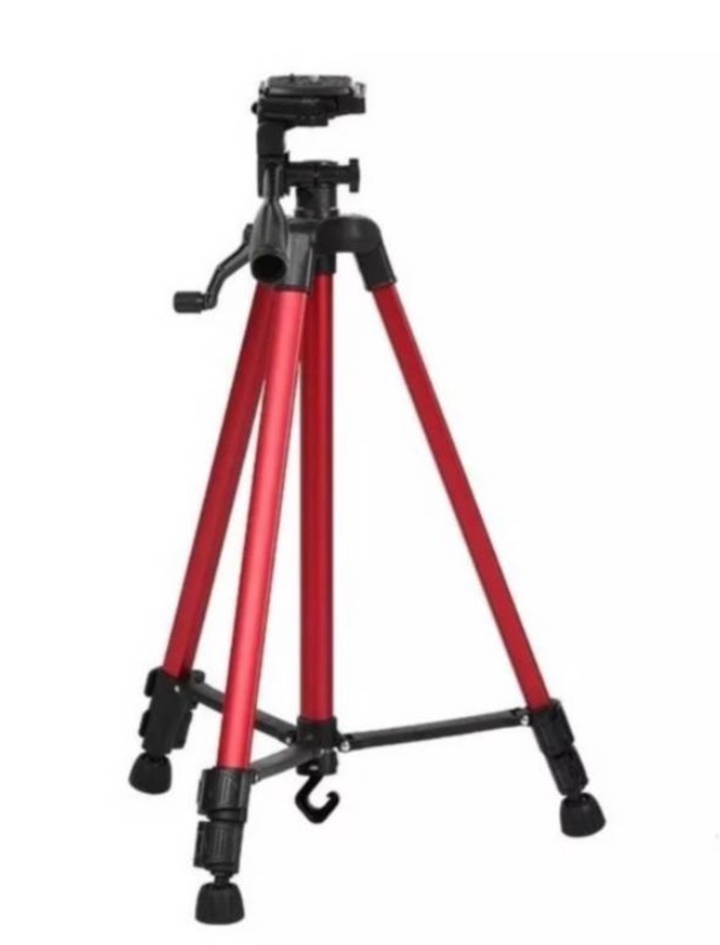 TRÍPODE PARA CAMARA Y CELULAR 3366-S 140CM PROFESIONAL - 2