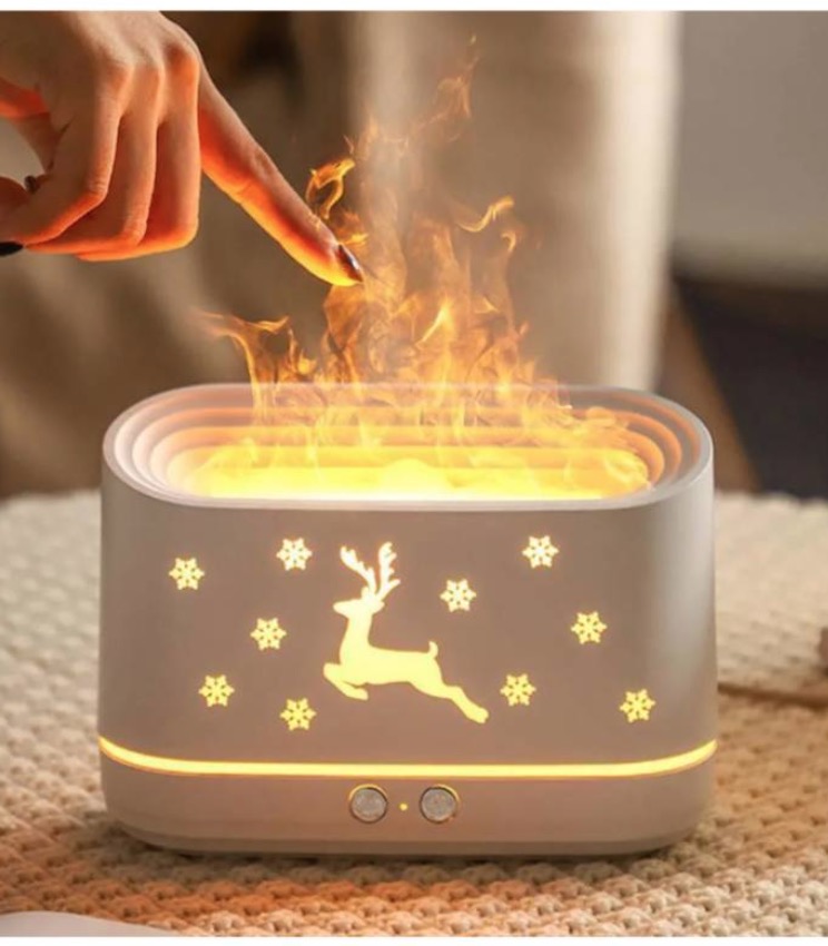 HUMIDIFICADOR DE AIRE DE LLAMA CIERVO NAVIDAD - 1