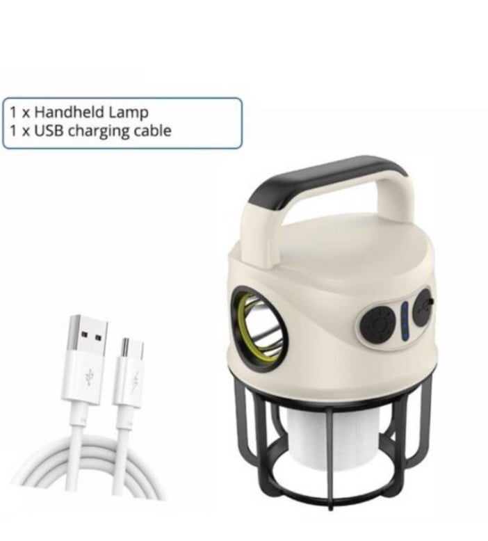 LUZ LED RECARGABLE PARA CAMPING EMERGENCIAS - 1