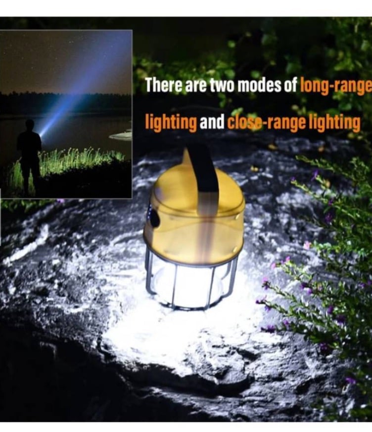 LUZ LED RECARGABLE PARA CAMPING EMERGENCIAS - 3