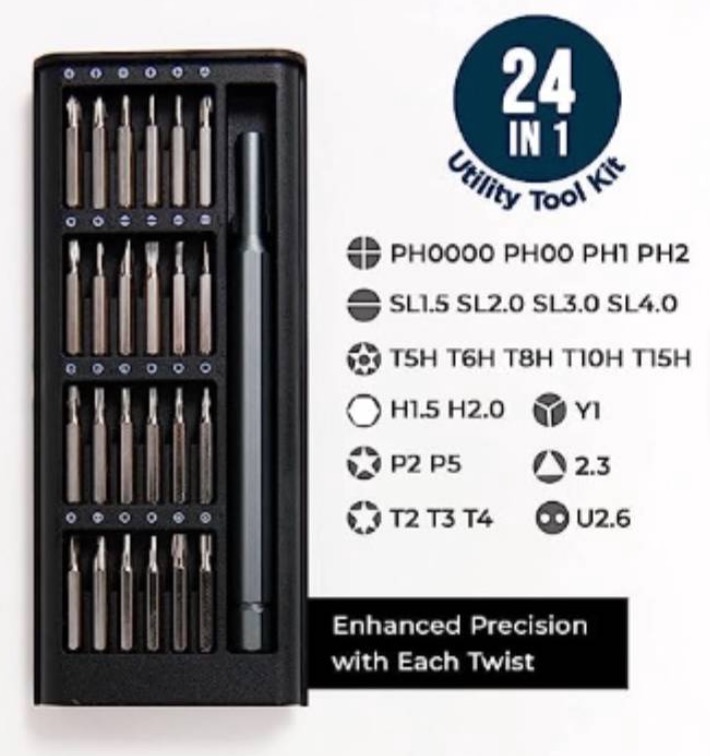 SET PROFESIONAL DESARMADOR MAGNETICO 25 PIEZAS - 2