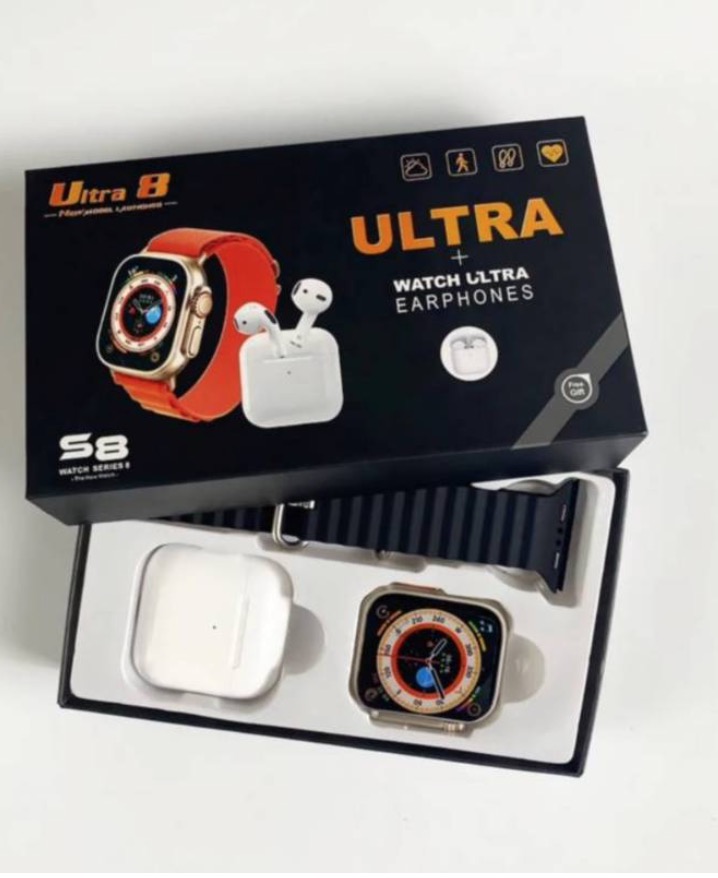 RELOJ ULTRA SERIE 8 SMARTWATCH RELOJ 2023 + AUDIFONOS - 4