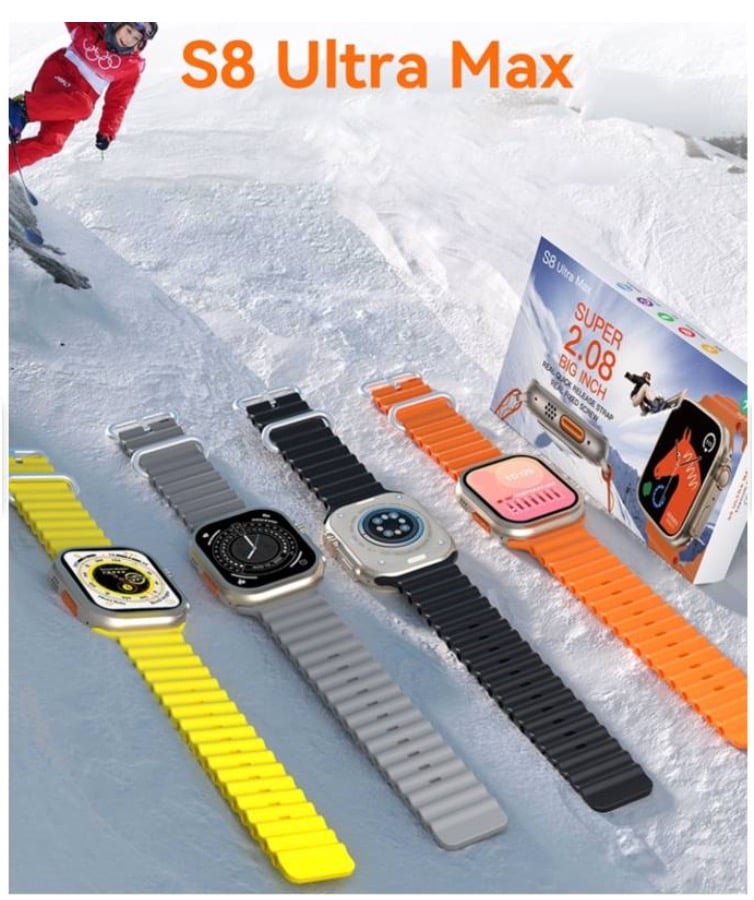 2023 S8 ULTRA MAX 49MM SMART WATCH SERIES 8 2.08 ' - 1