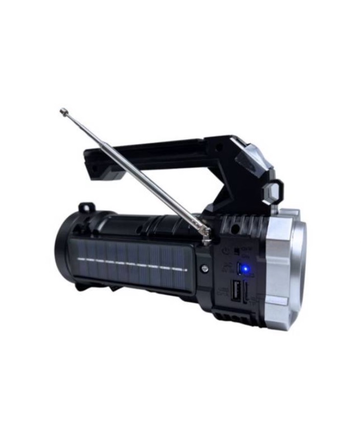 LINTERNA COB RADIO MP3 RECARGABLE BLUETOOTH - 2
