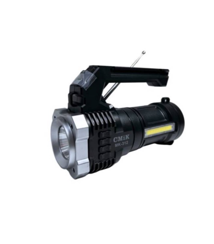 LINTERNA COB RADIO MP3 RECARGABLE BLUETOOTH - 3