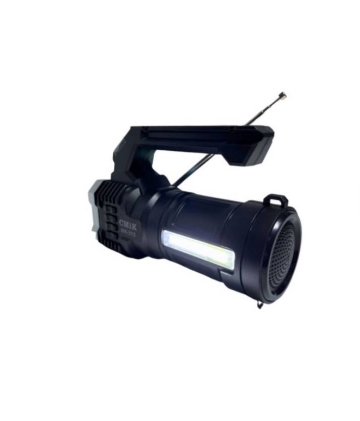 LINTERNA COB RADIO MP3 RECARGABLE BLUETOOTH - 5