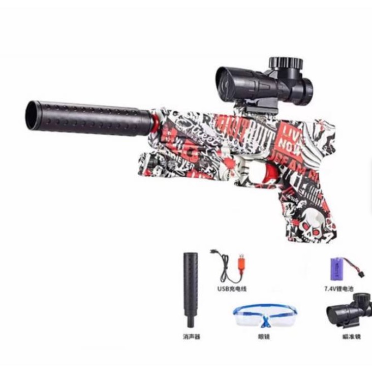 PISTOLA ELÉCTRICA DE GEL JUGUETE ADULTOS NIÑOS - 5