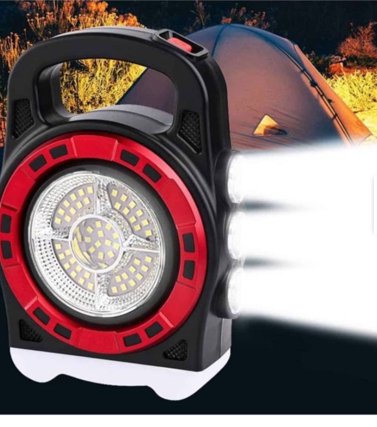 LÁMPARA SOLAR MULTIFUNCIONAL PORTÁTIL IMPERMEABLE PARA CAMPING - 3