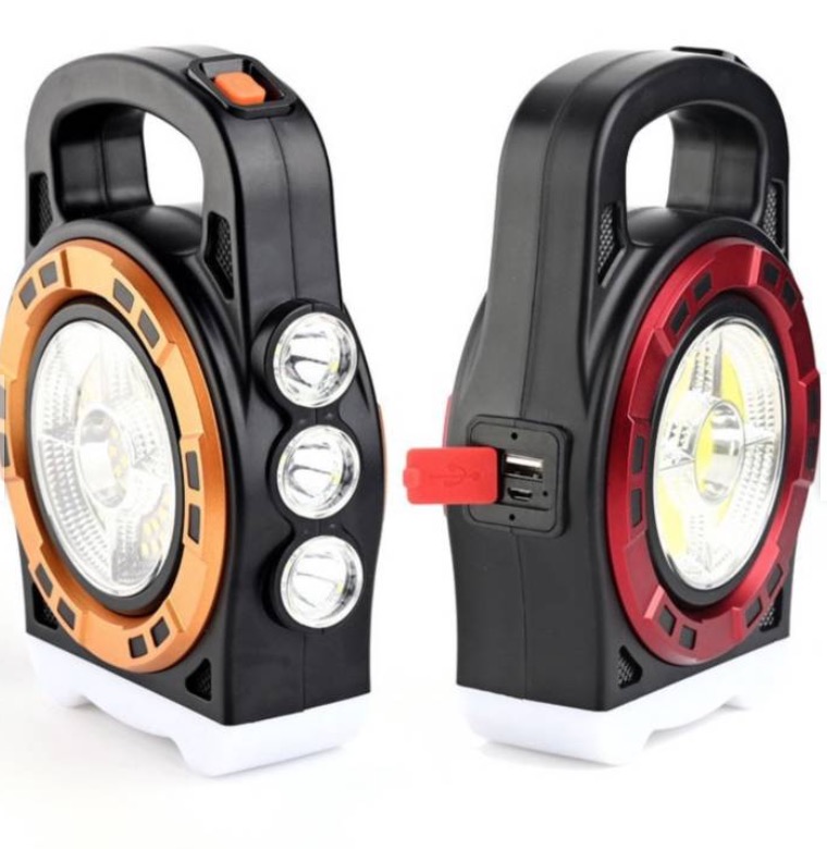 LÁMPARA SOLAR MULTIFUNCIONAL PORTÁTIL IMPERMEABLE PARA CAMPING - 5