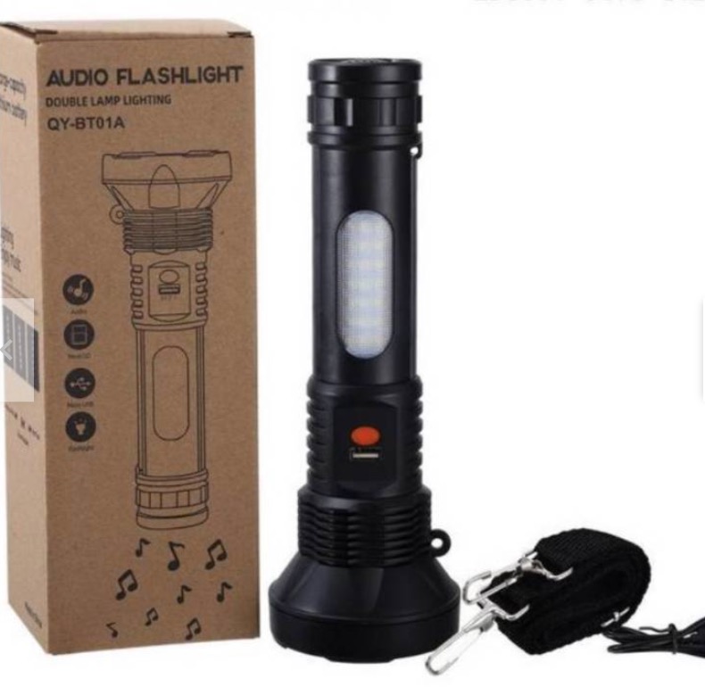 LINTERNA CON AUDIO - USB - 1
