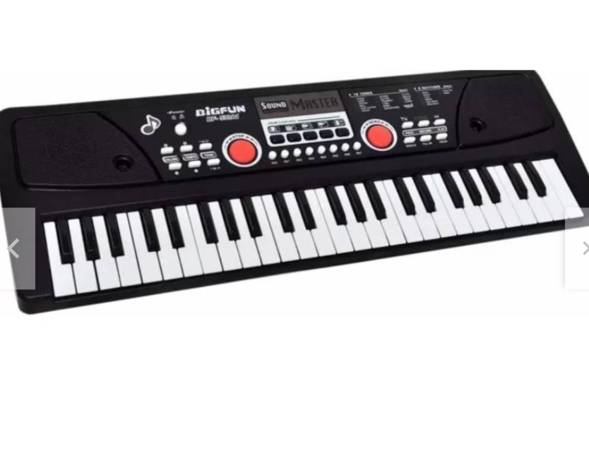 TECLADO DE PIANO DE JUGUETE DE 49 TECLAS BIGFUN BF 530 A1 - 2