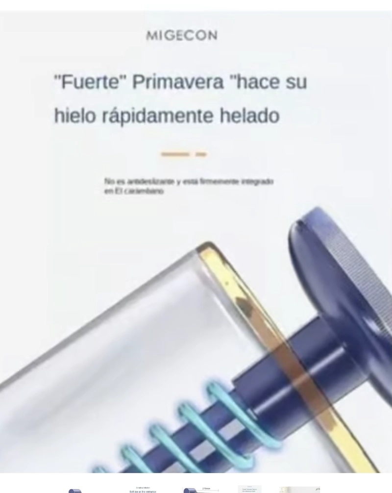 MÁQUINA TRITURADORA HIELO RECARGABLE HELADOS USB - 5