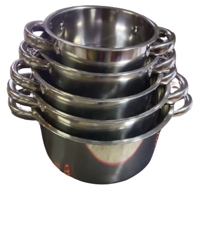 JUEGO DE OLLAS 16-18-20-22-24CM 10P INOX DISEÑO - 2