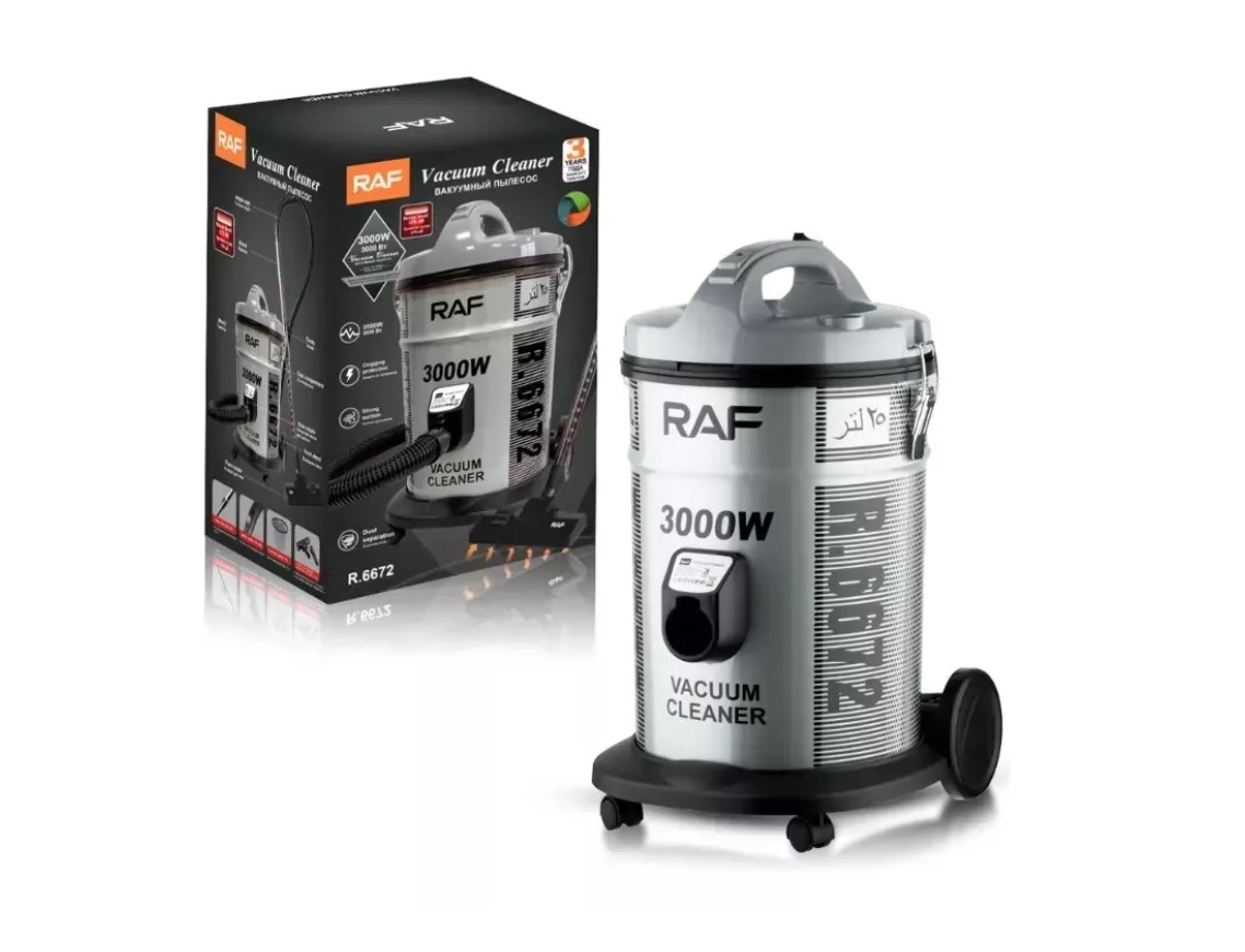 ASPIRADORA VACUUM CICLÓNICA SUCCIÓN FUERTE 3000W - 3