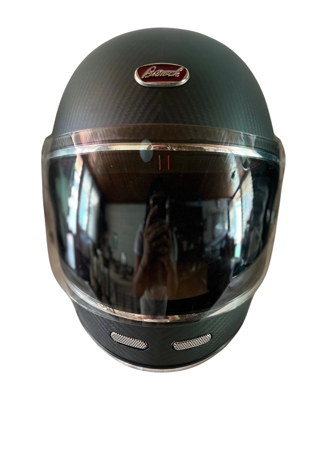 CASCO MOTO BAROCK CARBONO NEGRO BEON - 2
