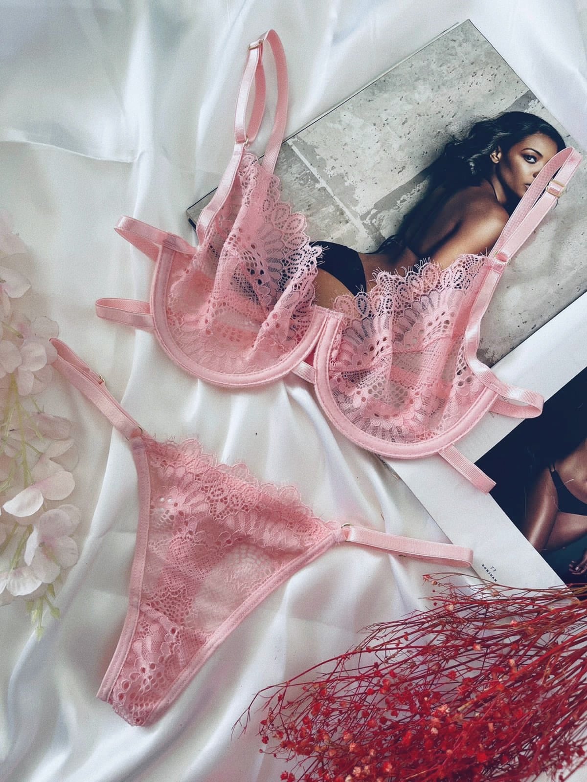 CONJUNTO LENCERIA KAROL 2 PIEZAS SEDUCTORA - 3