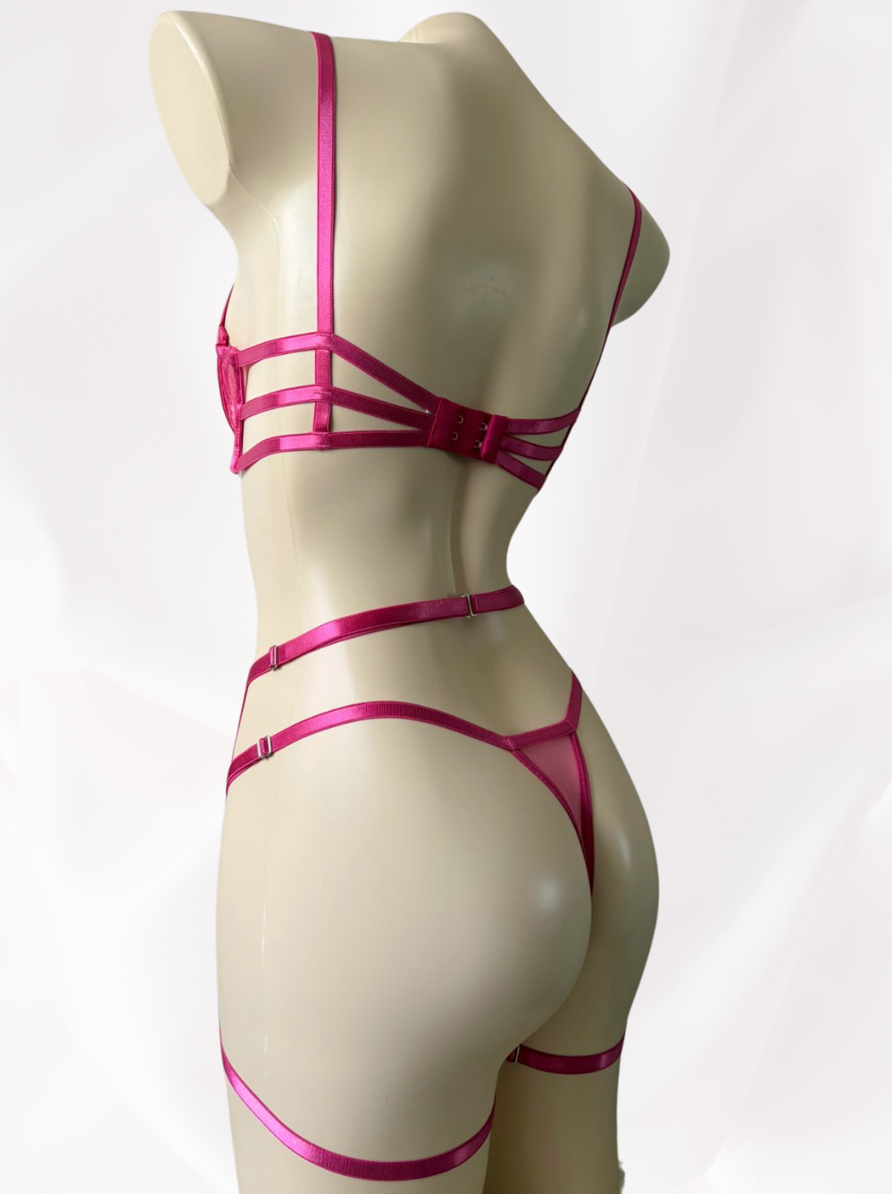 CONJUNTO LENCERIA AMARA 4 PIEZAS SEDUCTORA - 3