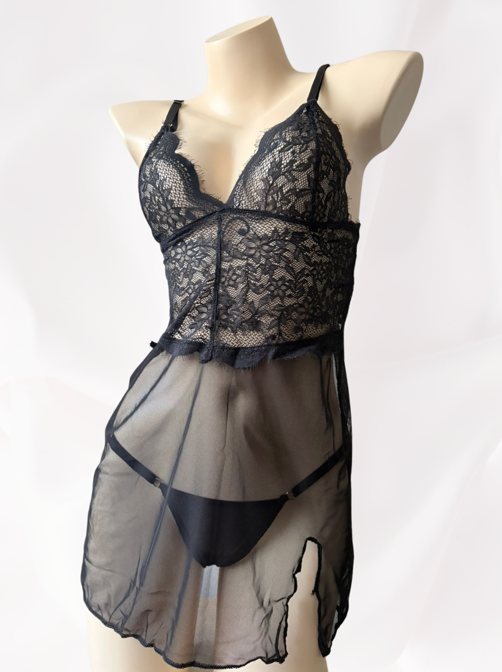 BABY DOLL MÁS COLALES SEDUCTORA - 1