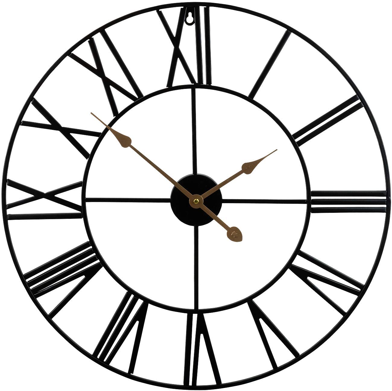 Reloj Mural Estilo Clásico Negro - 1