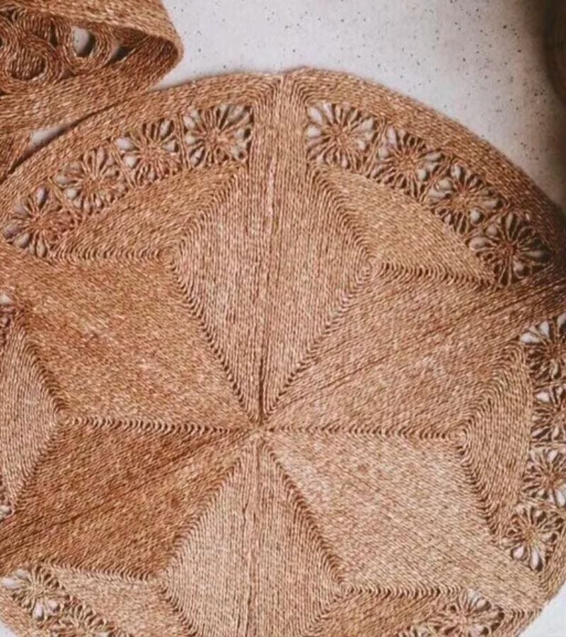 ALFOMBRA BOHEMIK MAITE NATURAL 150 X 150 CM - 2