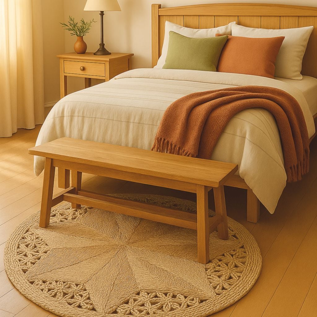 ALFOMBRA BOHEMIK MAITE NATURAL 150 X 150 CM - 6
