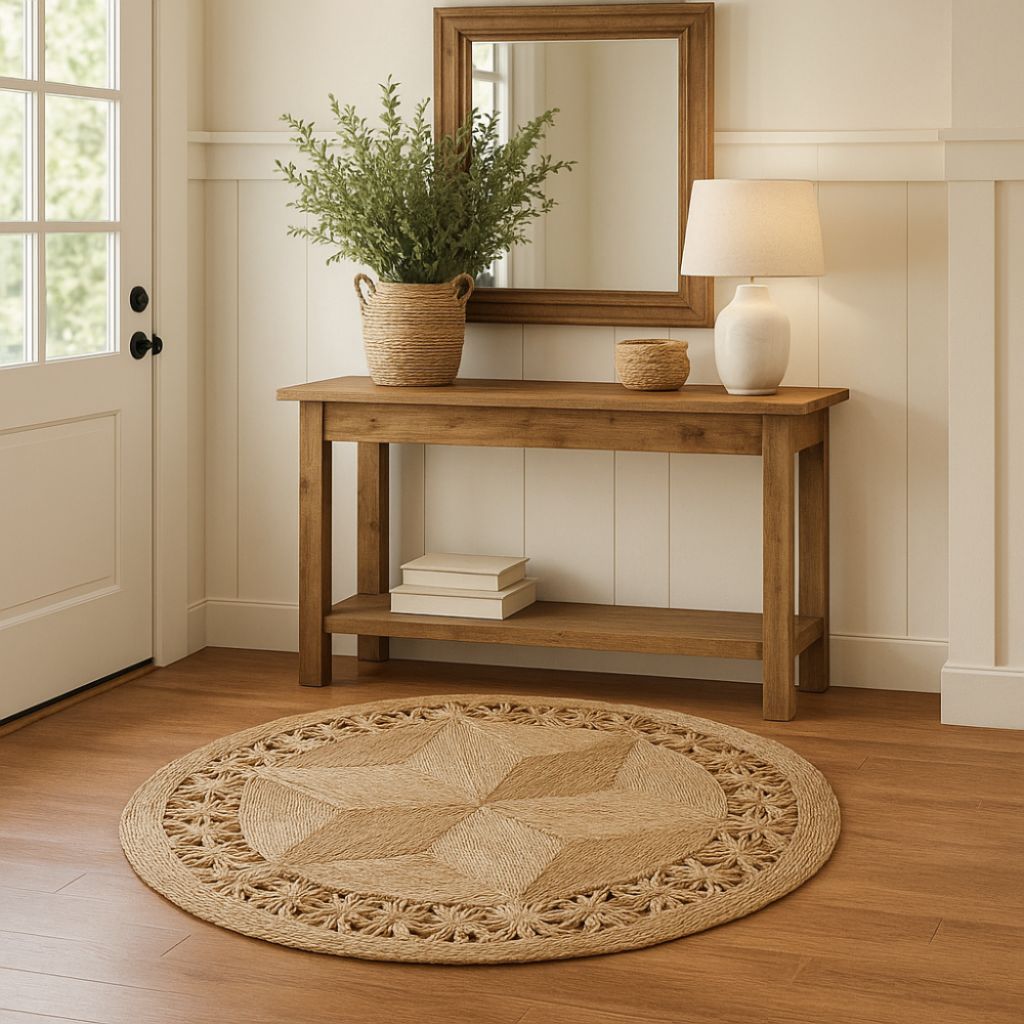 ALFOMBRA BOHEMIK MAITE NATURAL 150 X 150 CM - 8