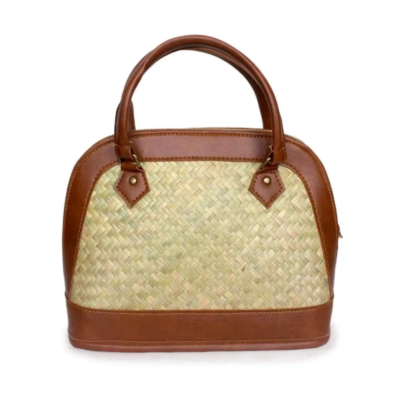 Cartera Jazmín de Bambú Tejido Vintage - 1