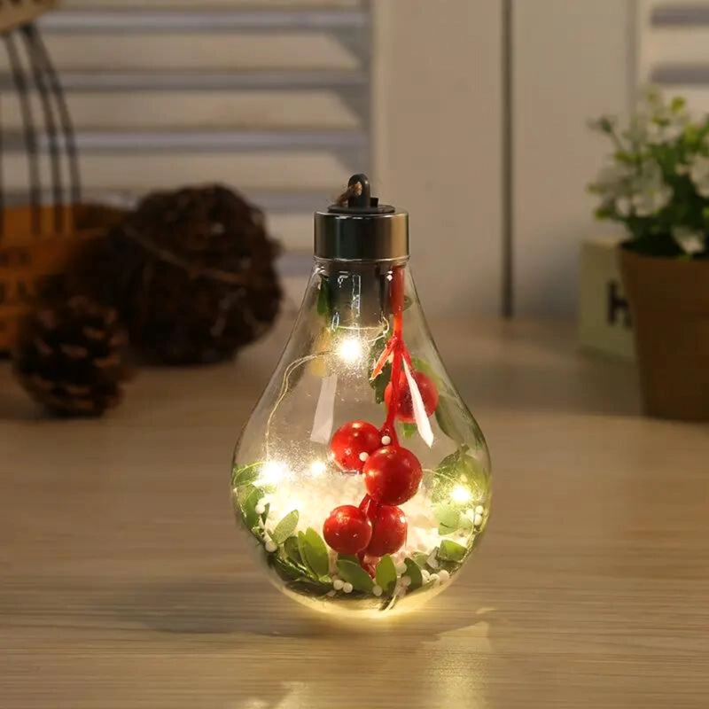 Pack de 4 Adornos colgantes Luminosas de Navidad - 2
