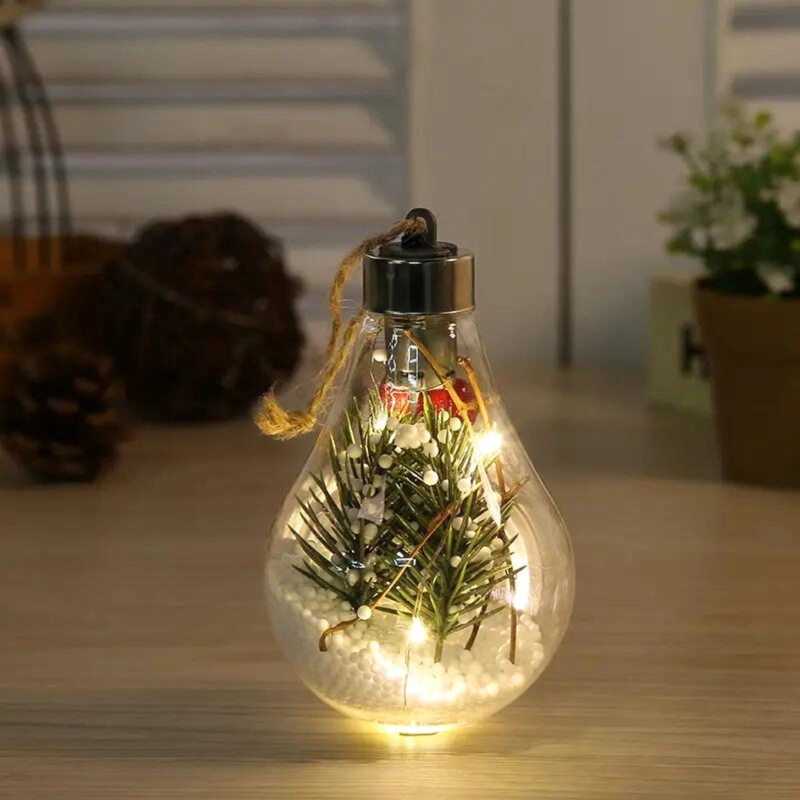 Pack de 4 Adornos colgantes Luminosas de Navidad - 3