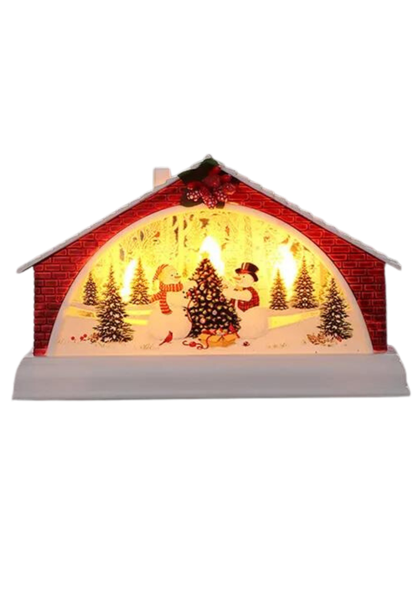 Pack 4 Casas Navideñas Luminosas - 5