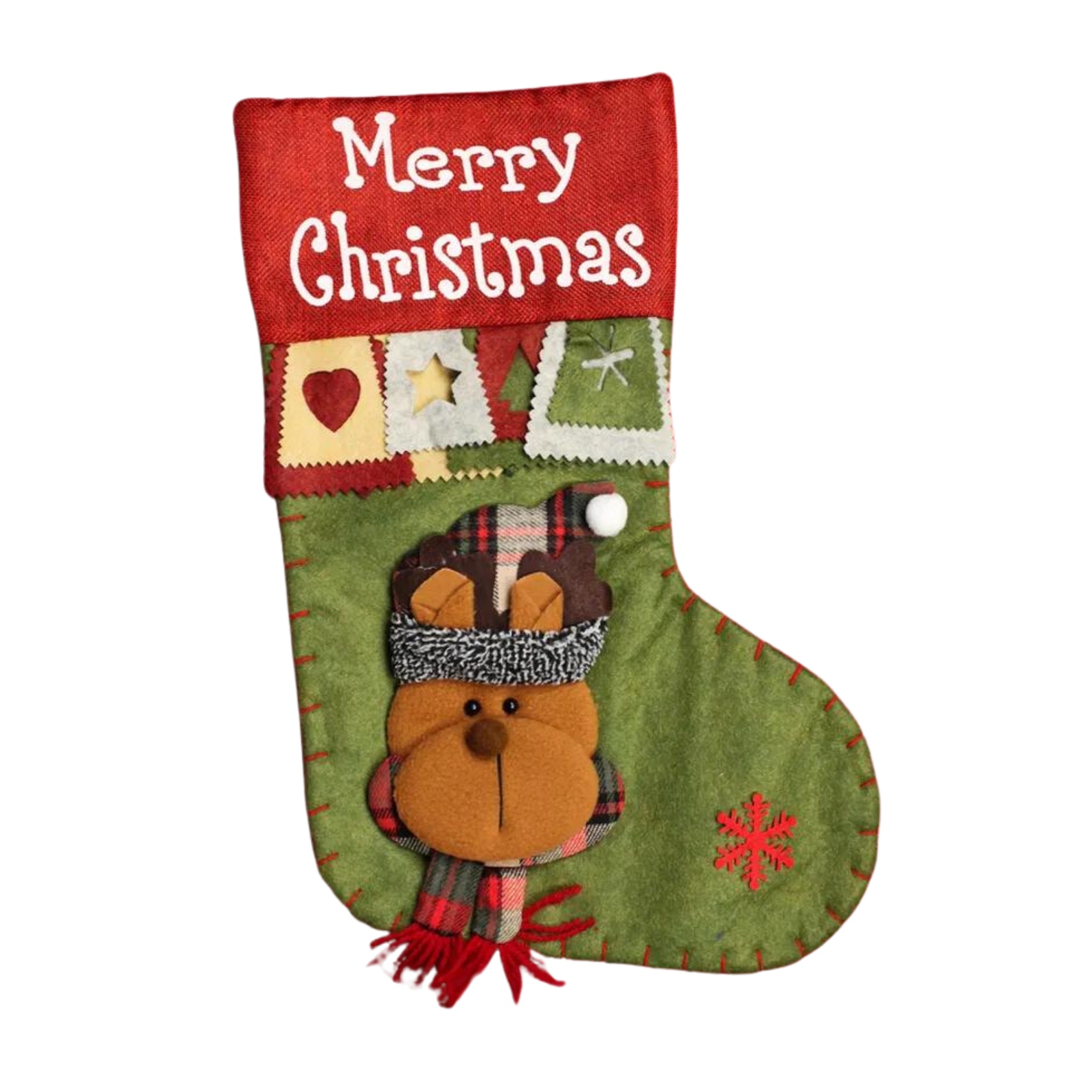 Pack 3 Botas Navideñas Fondo Multicolor - 8