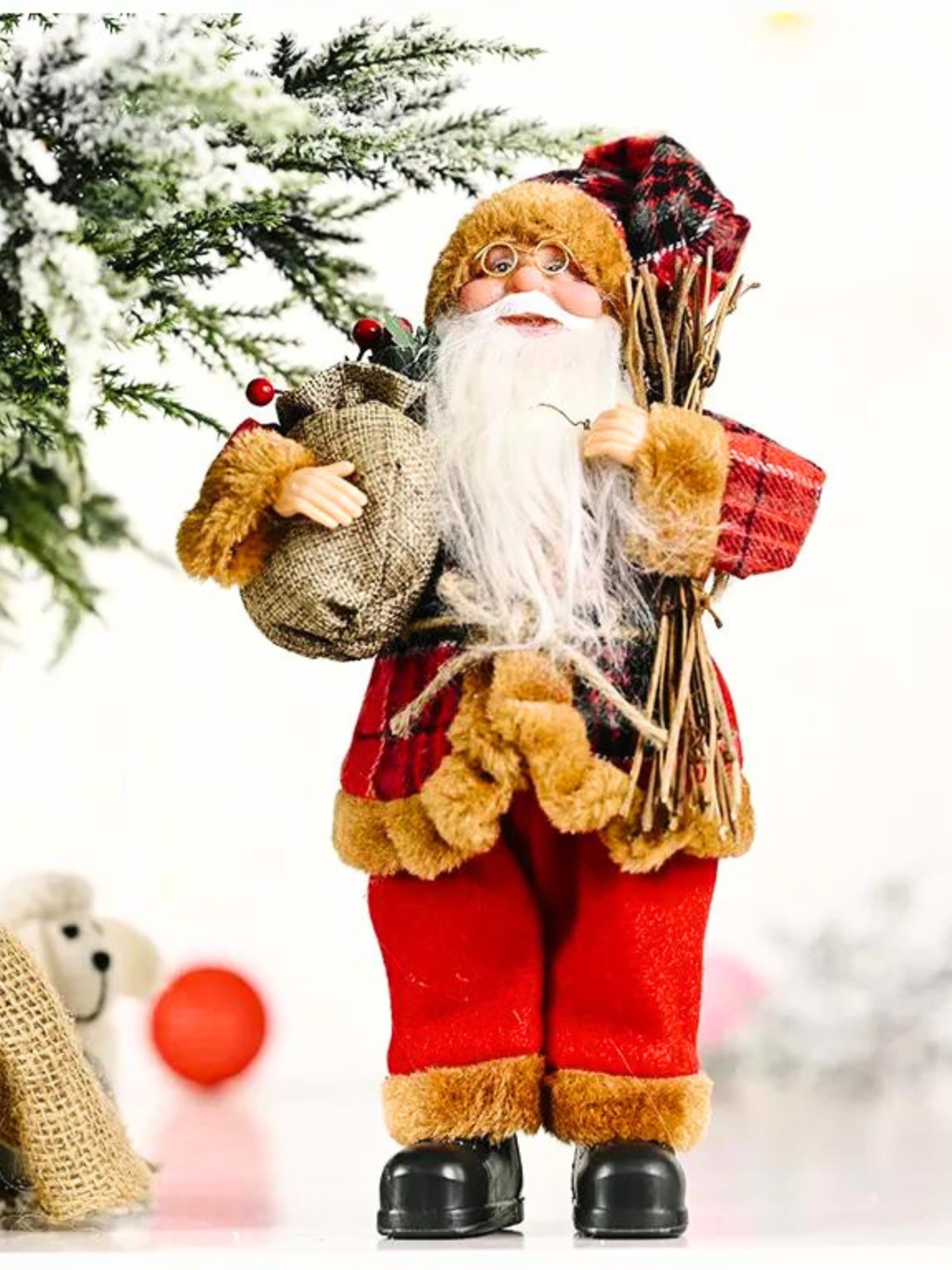 Muñeco de navidad Viejo Pascuero con saco - 2