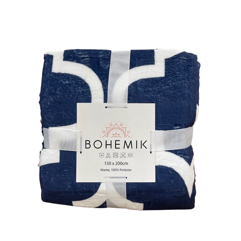 MANTA BOHEMIK SOFT TONE BLUE AZUL - 1