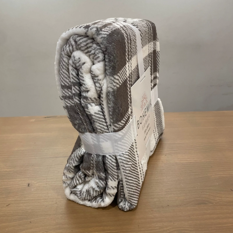 MANTA BOHEMIK SOFT TARTAN GRAY MULTICOLOR - 5