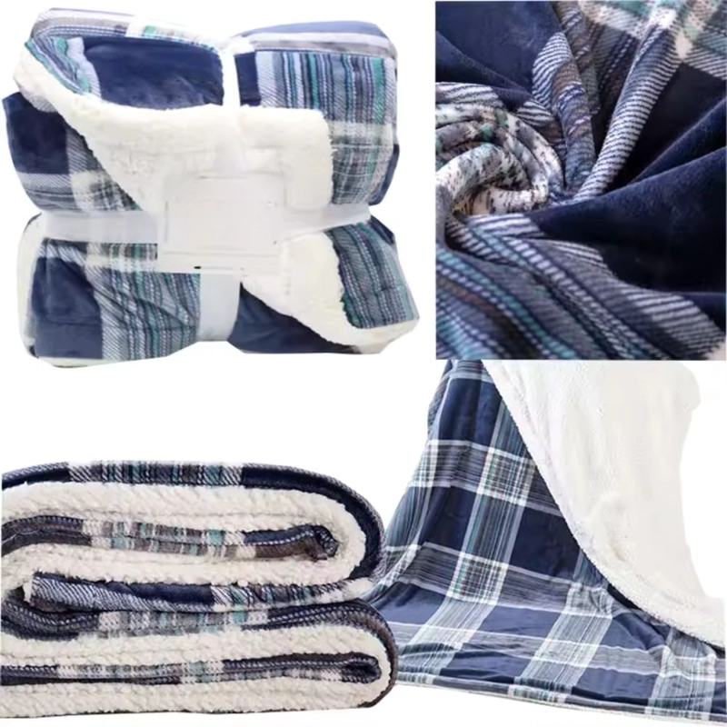 MANTA BOHEMIK BLUE FLANNEL AZUL - 6