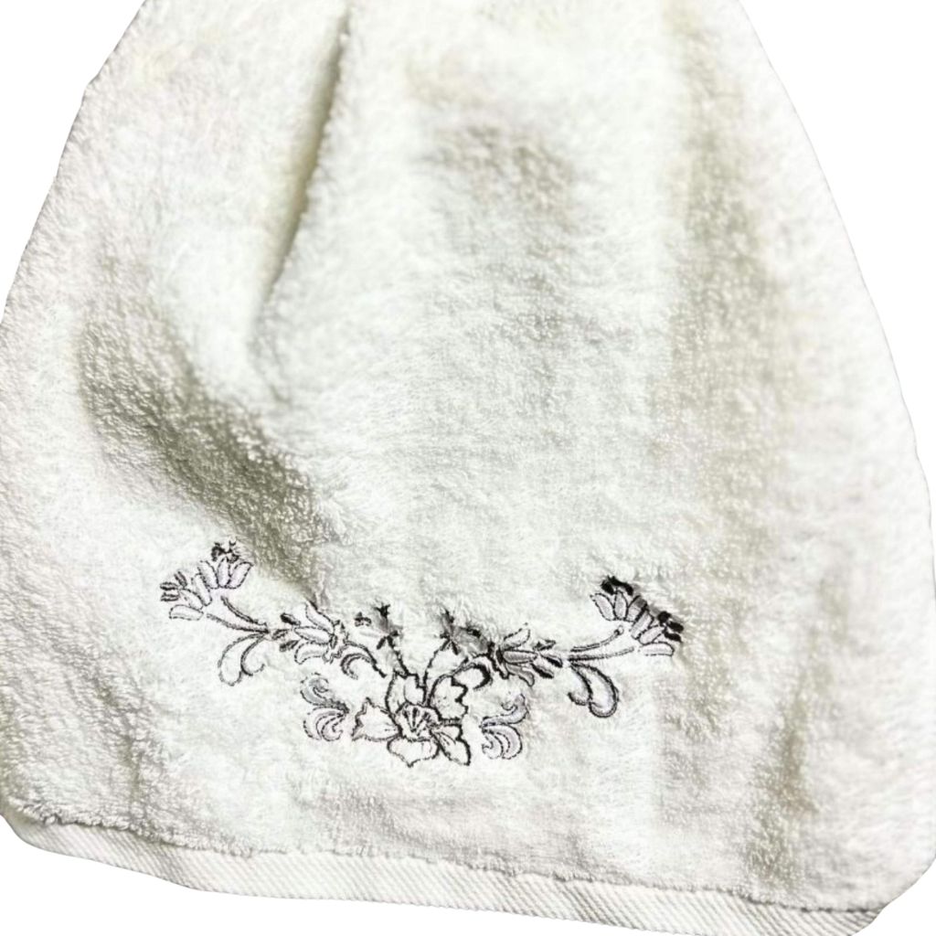 3 TOALLAS ROYAL TOUCH GRAY Visita 30cm x 45cm Algodón 550 GSM BOHEMIK - 1