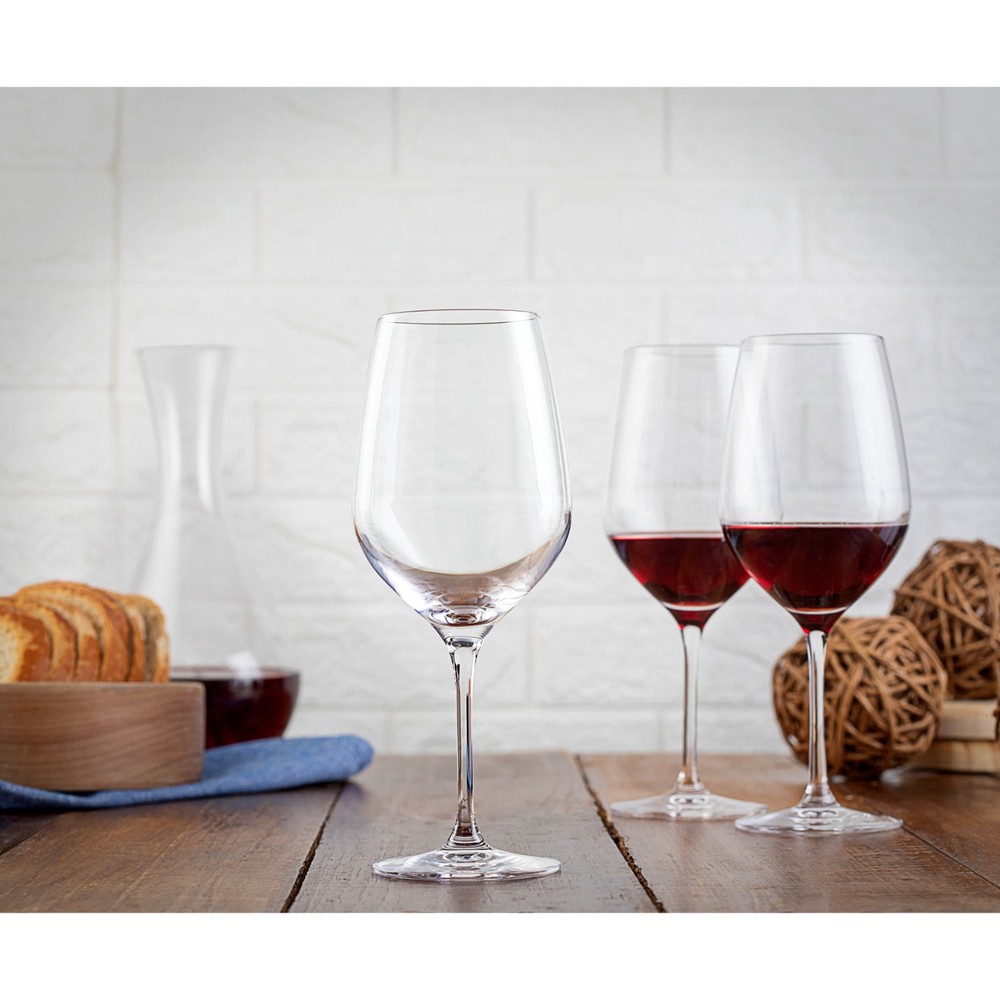 SET 6 COPAS VINO CRISTAL 650ML MONTALCINO VALLEY - 5