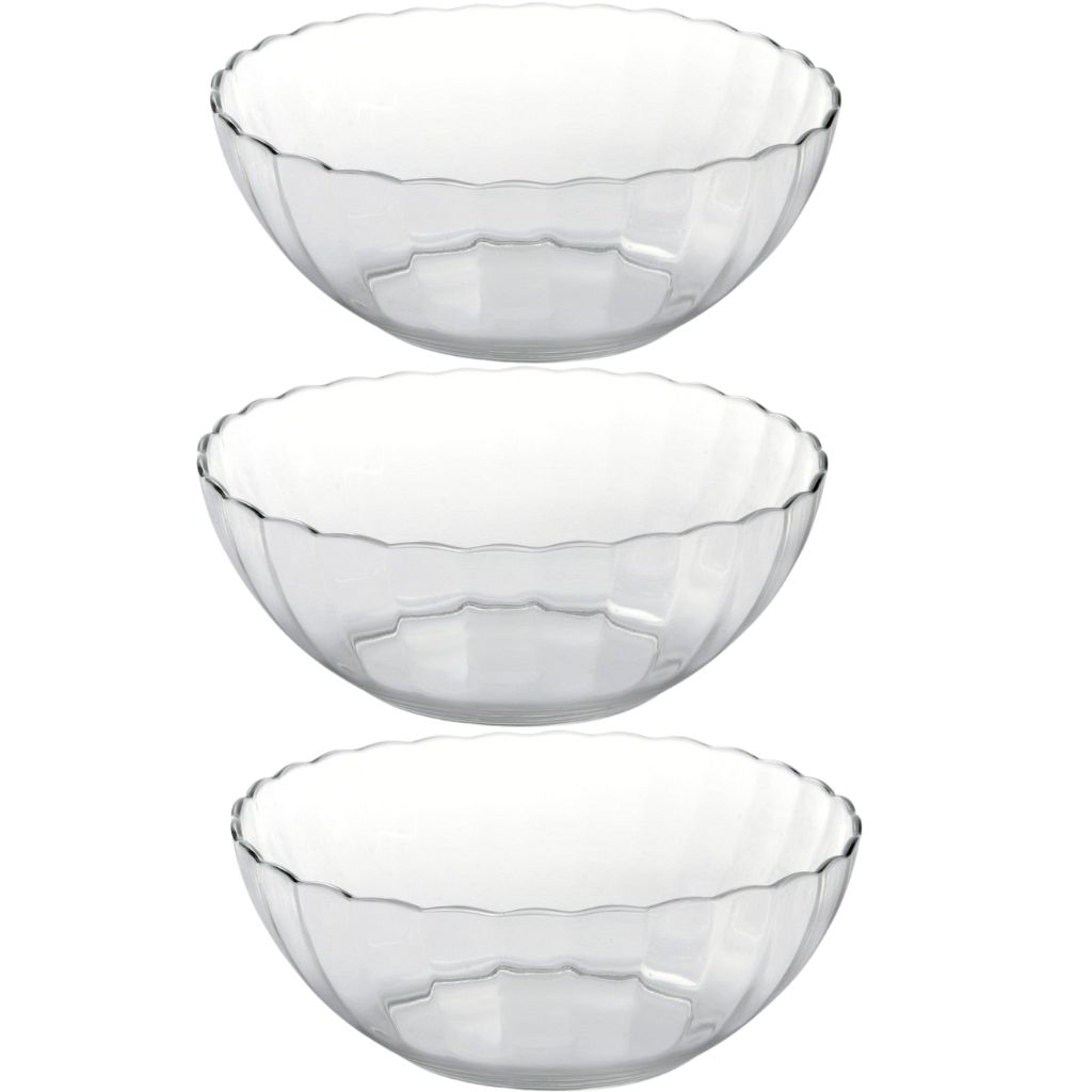 PACK 3 ENSALADERAS DE 2 LITROS BELLA VIDRIO MARINEX - 1