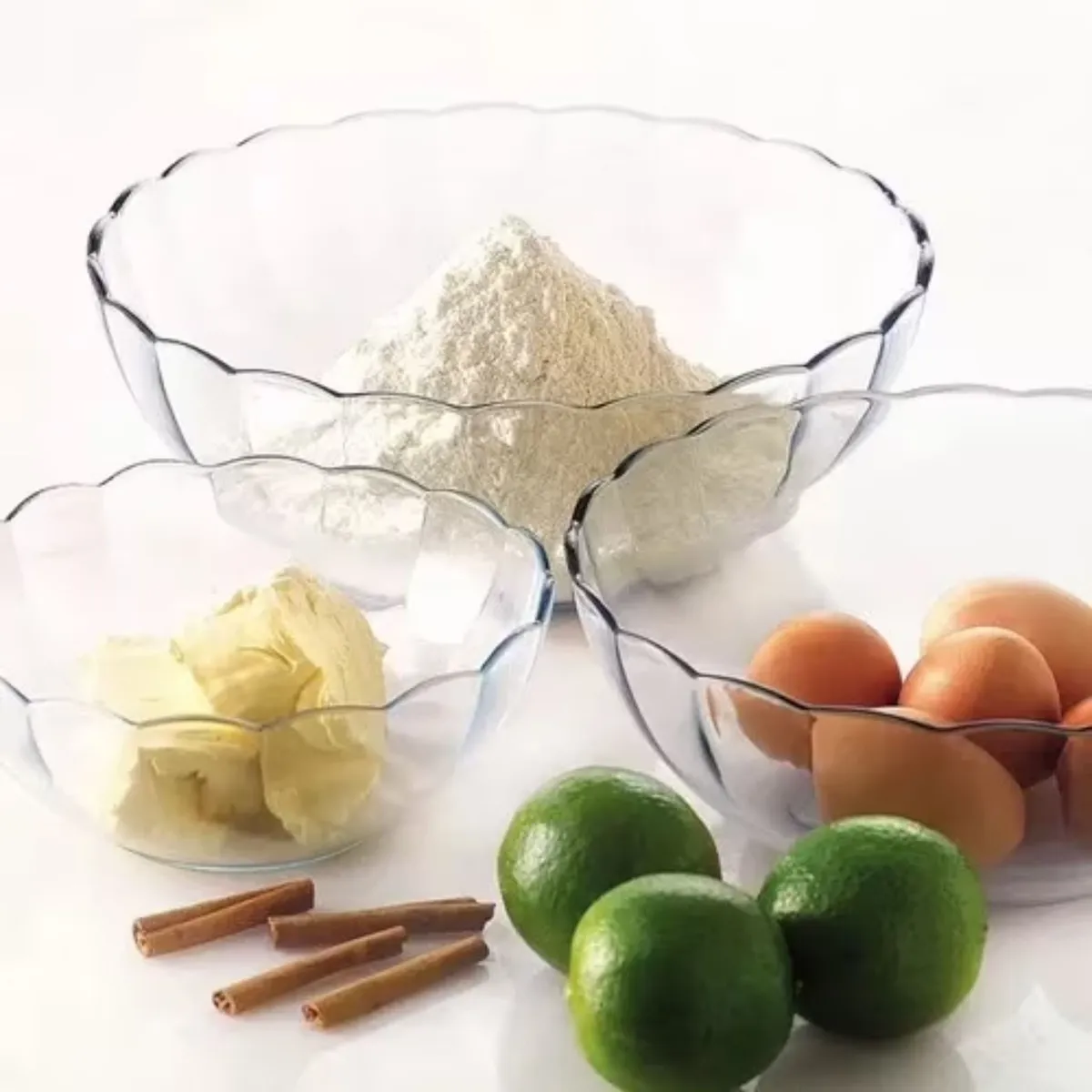 PACK 3 ENSALADERAS DE 2 LITROS BELLA VIDRIO MARINEX - 3