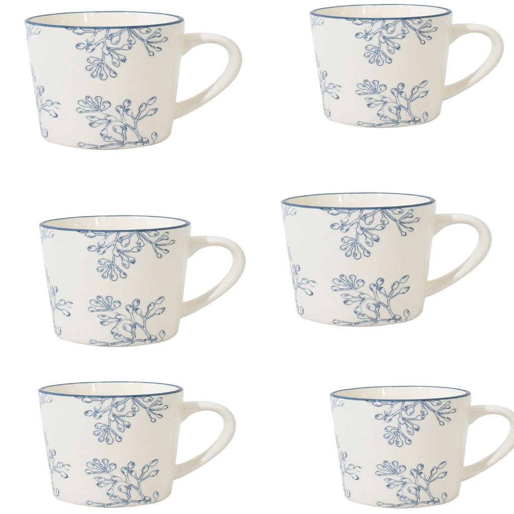 SET DE 6 TAZONES 355 CC ELEANOR - 1