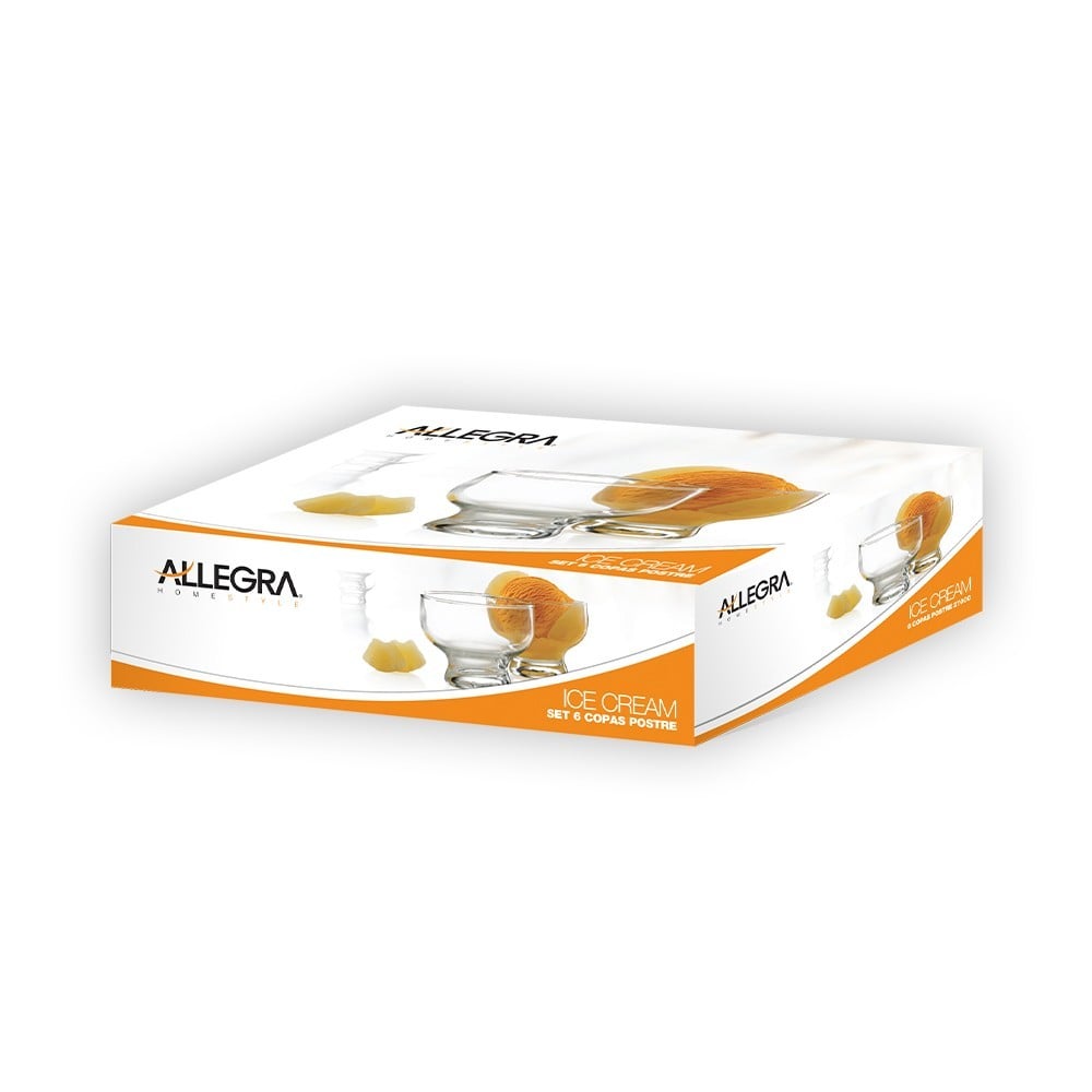 SET DE 6 COPAS DE POSTRE 225CC ICE CREAM - 4