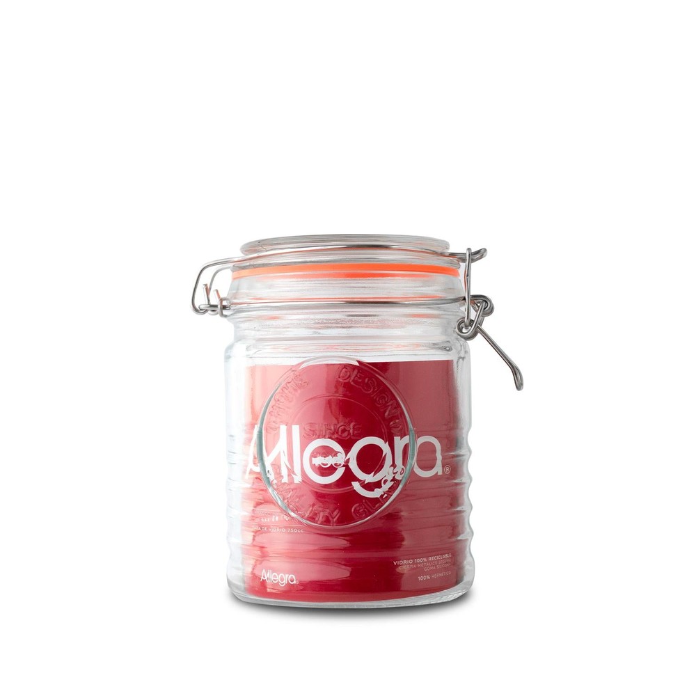 PACK DE 3 FRASCOS CON TAPA DE VIDRIO 750ML ALLEGRA - 2