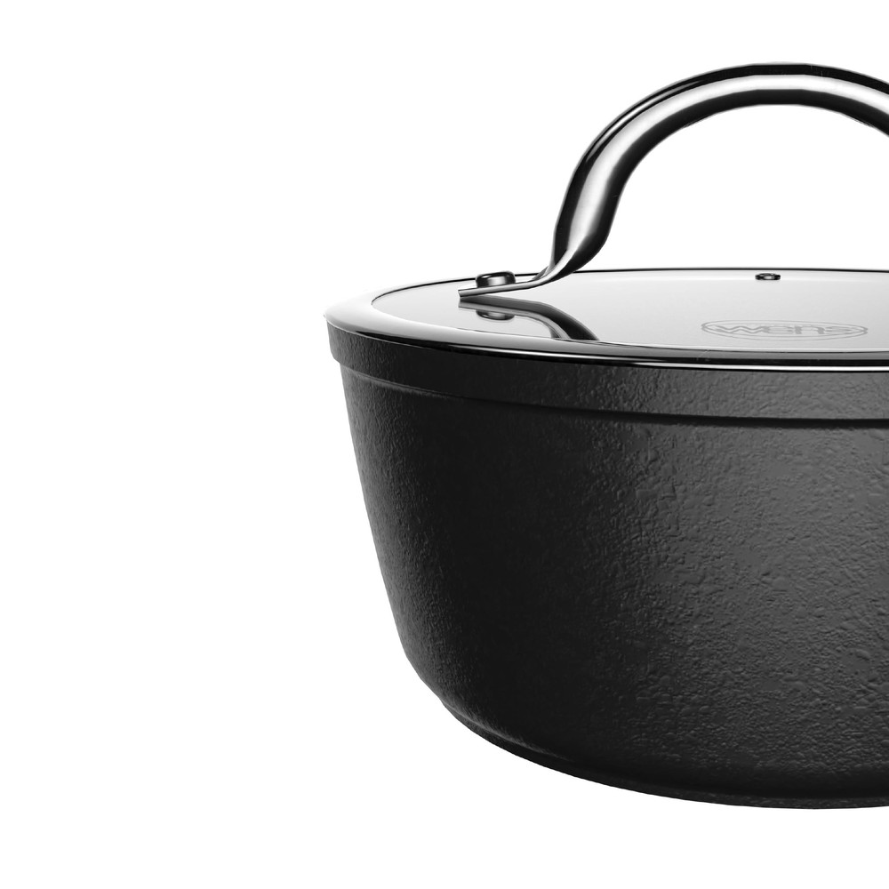 BATERIA DE COCINA 7 PIEZAS ALUMINIO FORJADO BLACK - 7