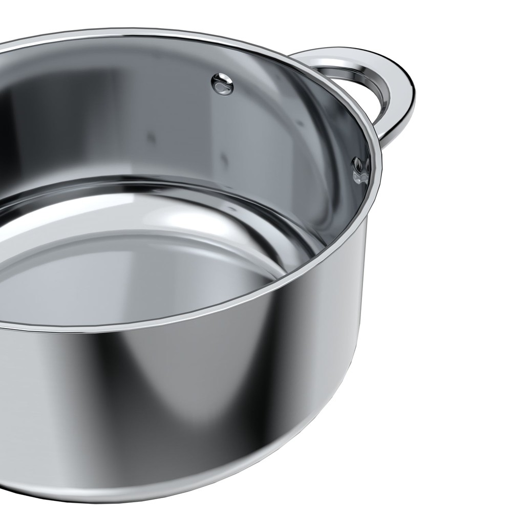 BATERIA DE COCINA 6 PIEZAS ACERO INOXIDABLE 420-6SS WENS - 2