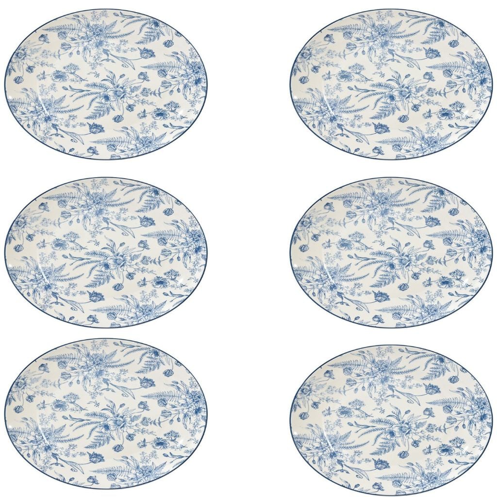 SET DE 6 PLATOS MESA 27 CM ELEANOR - 1