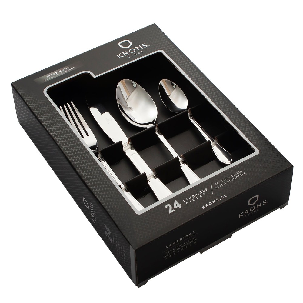 SET DE CUCHILLERIA CARNES 24 PIEZAS CAMBRIDGE - 1