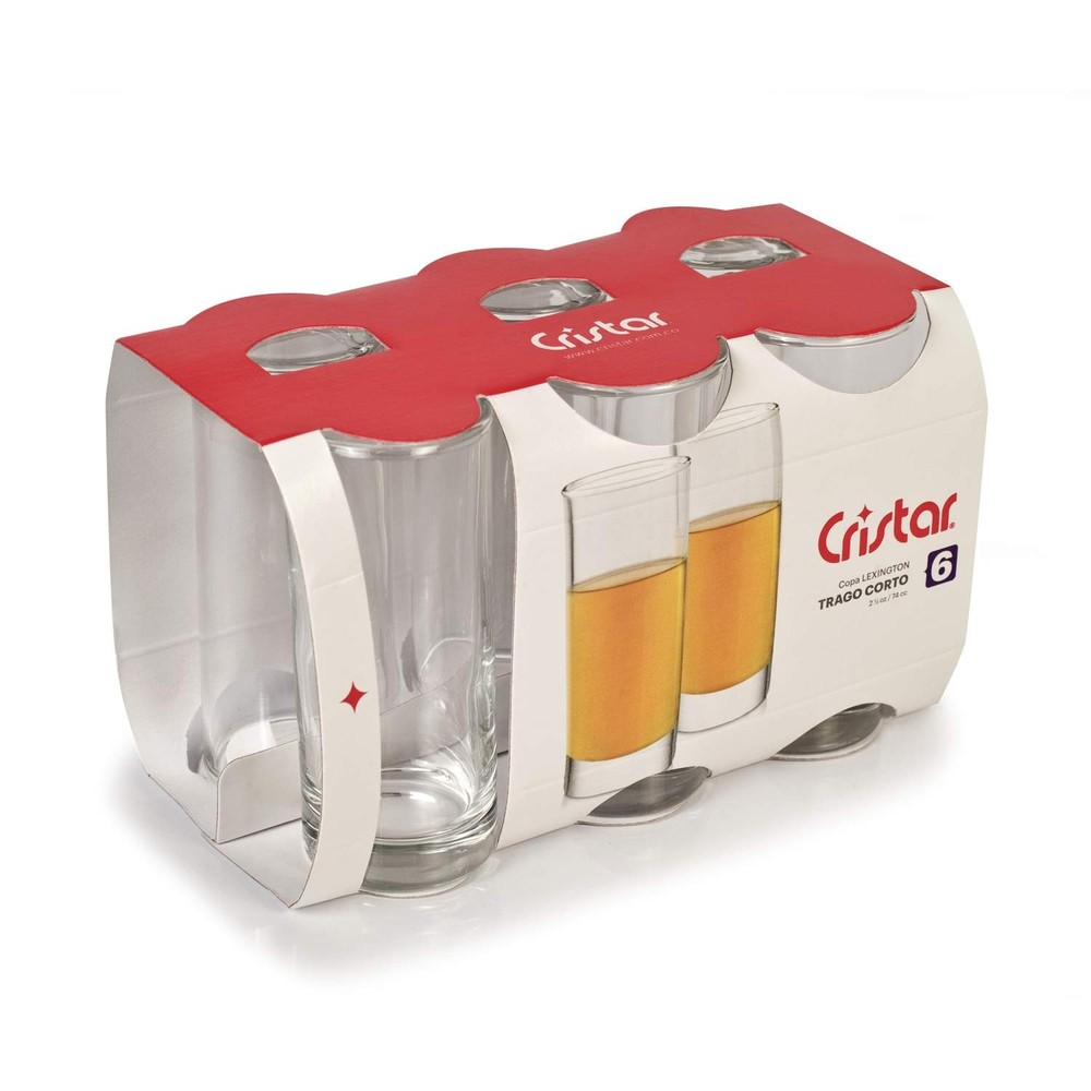 SET DE 6 VASOS TEQUILA LEXINGTON 74CC - 2