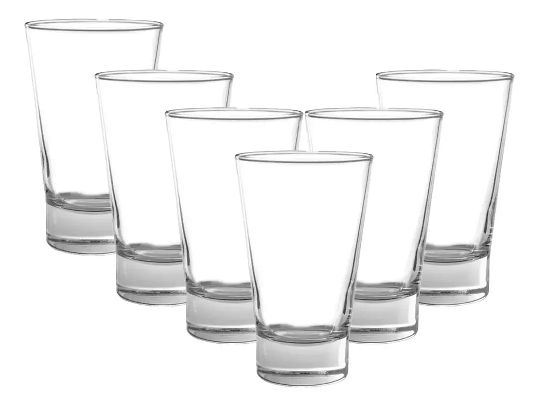 SET DE 6 VASOS BAJOS 347CC LONDON - 2